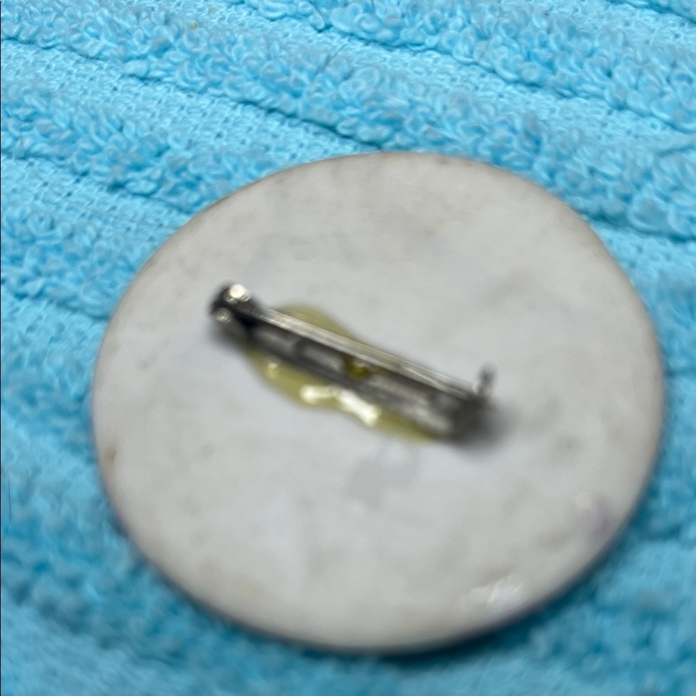 Floral Ceramic Button - Picture 2 of 2